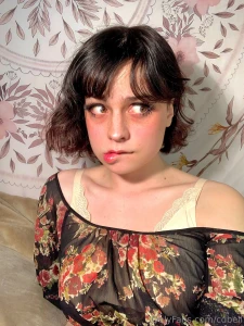 Floral dress part 3 last photo really shows my eye color part 17