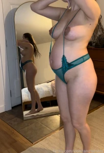 They got a little bigger do you like that pregnant boobs boobies tits part 3