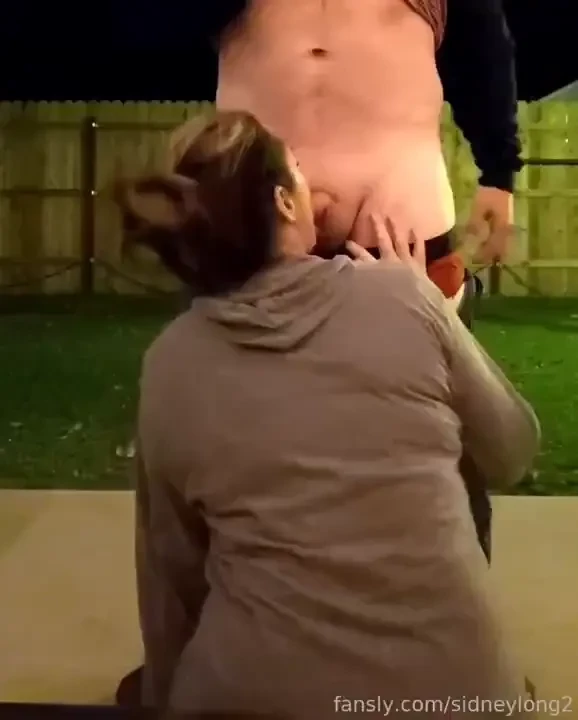 I was at my bfs house drinking with him and his wife on their back 