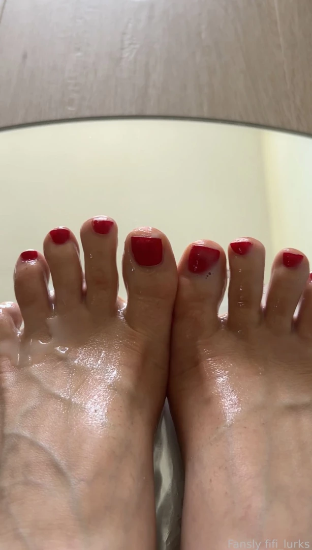 Top view of my toes part 2 