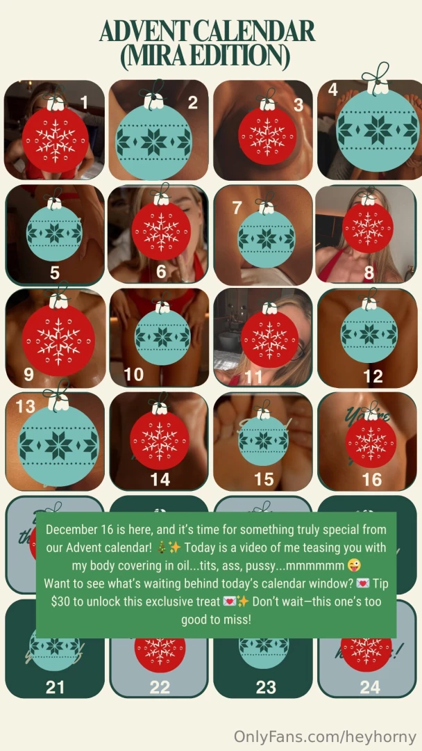 December 16 is here and it s time for something truly special from our 