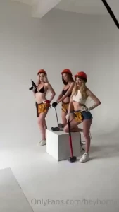 It was a fire with risha_xxx and sevenkiss hot backstage videos and