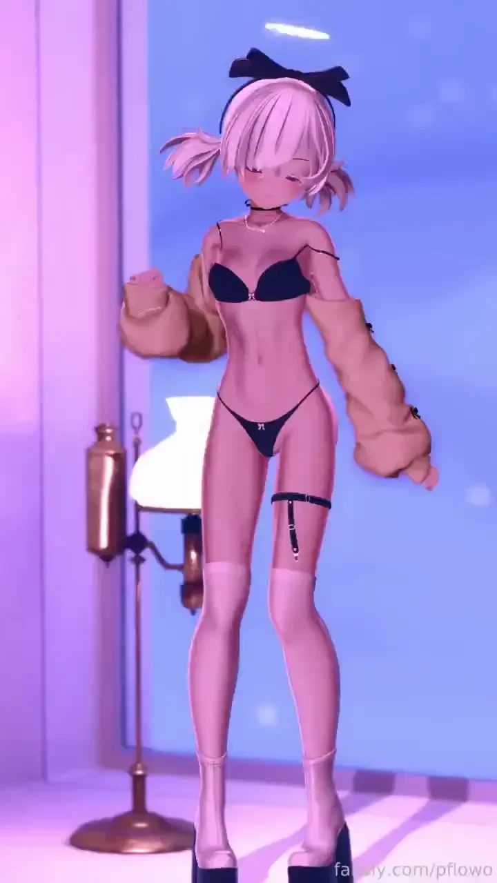 Christmas and snow vr anime vtuber cute animegirl 