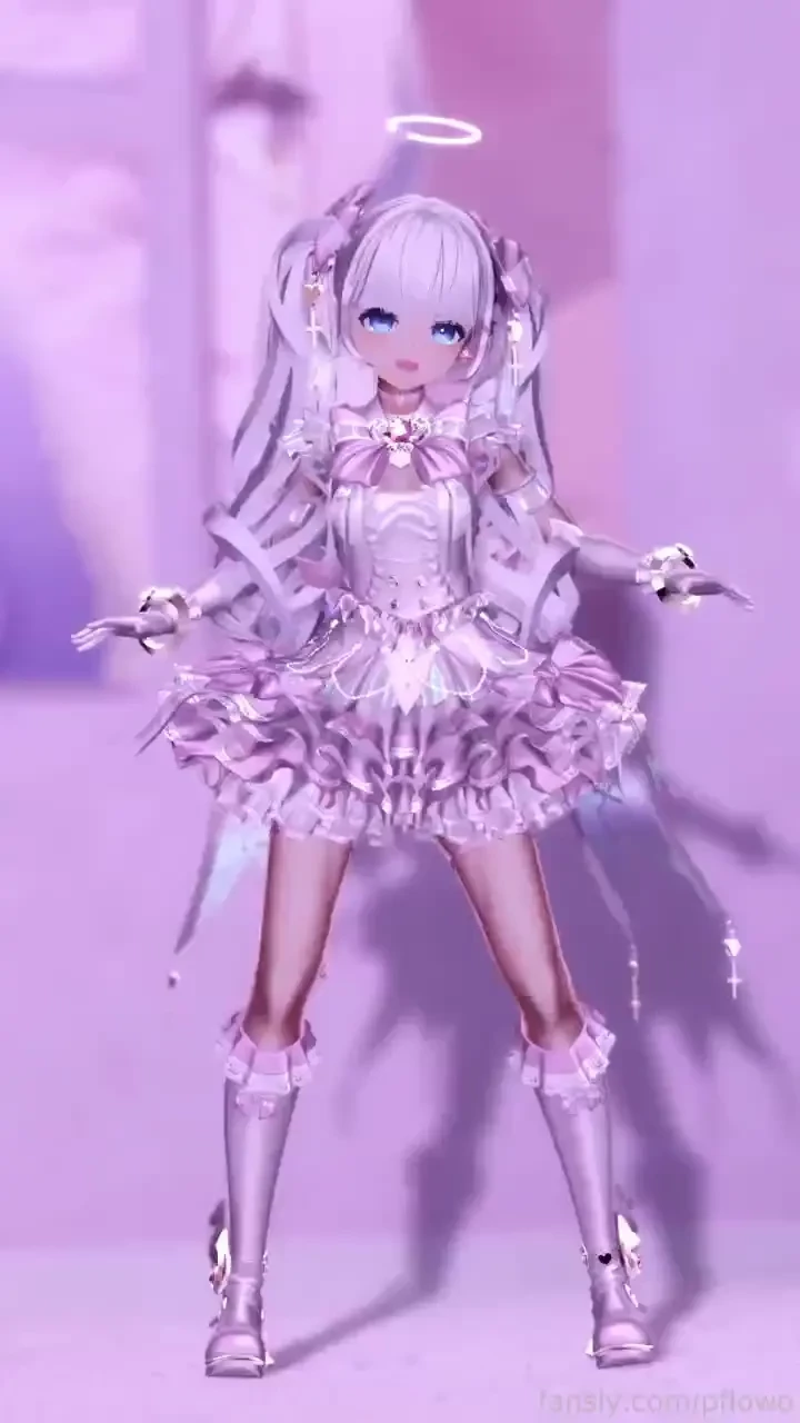 Look at my dress vr anime vtuber cute animegirl 