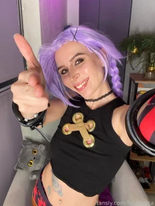 Jinx i m fooling around in my jinx costume from arcane it was my first part 1