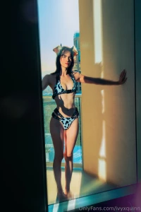 Morning light hits different when i m in my cowprint and nothing else