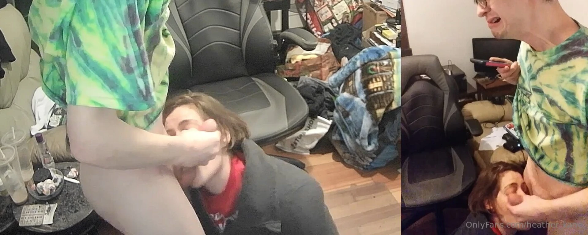 Two pump chump cums and loses bet 