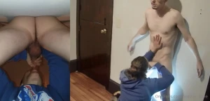 Draining his balls like a king from below the shaft part 2