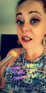 Naughty lil stoner chic with a girl next door yet warrior goddess