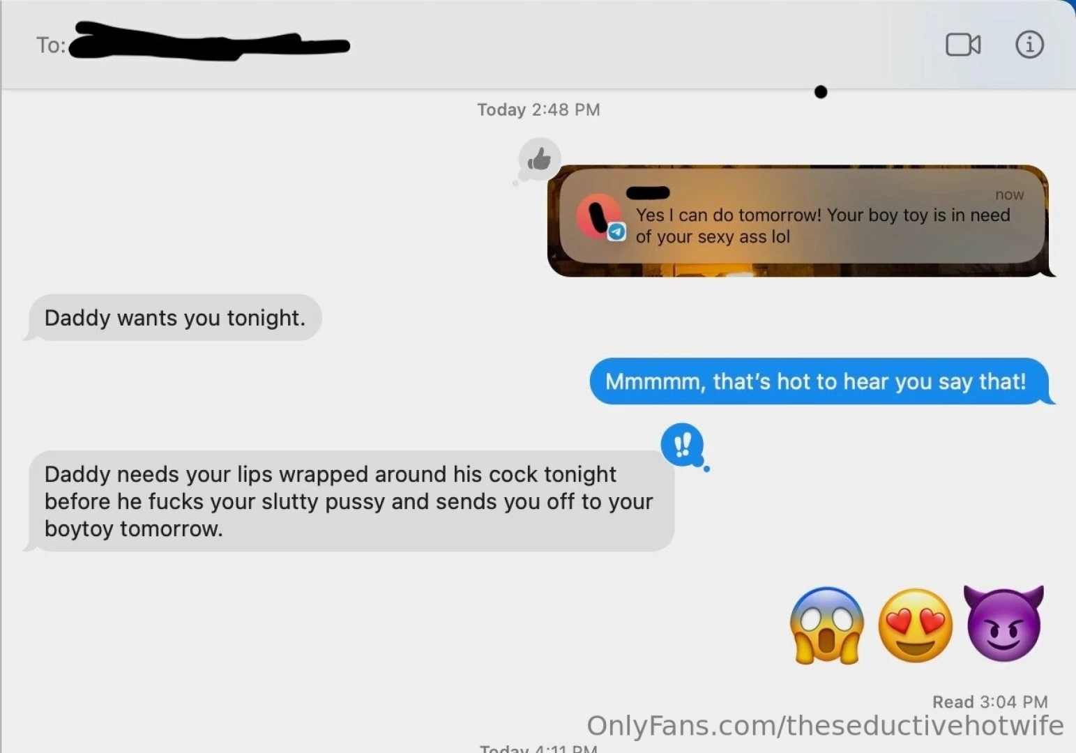 I love how turned on my hubby gets when i tell him i m going over to 
