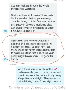 Seeing this feedback on my video with stlcity91nch fucking me totally