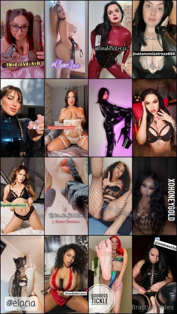 Submit subscribe amp serve the top femdom queens now 24h 