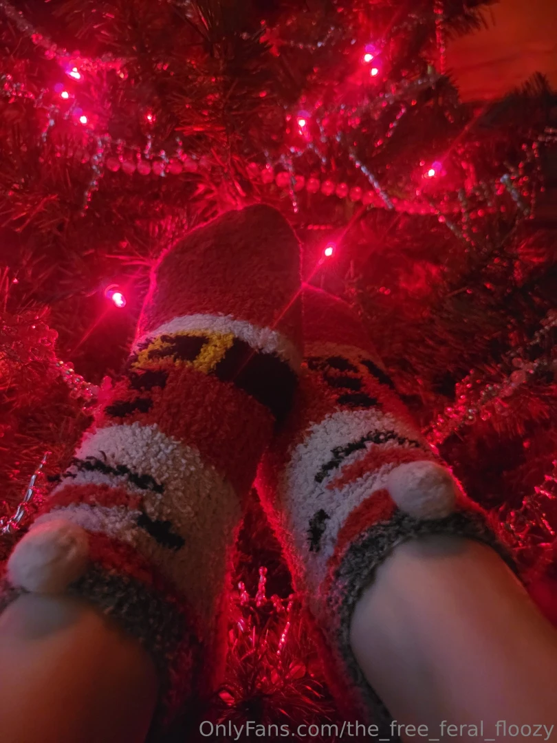 Phew decorating a tree is hard work who wants the socks i decorated my 
