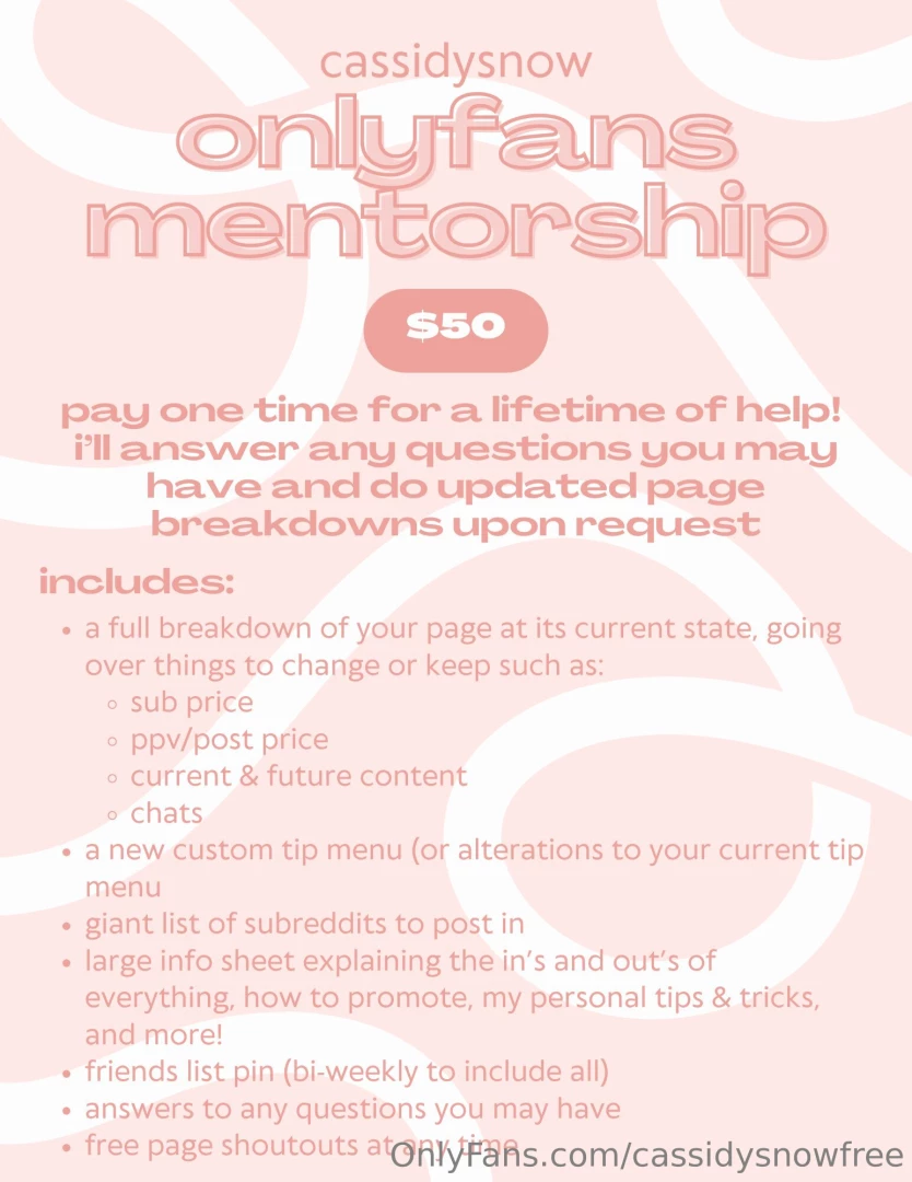 For those who are interested i ve been offering mentorship services 