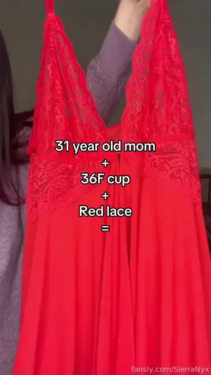 Does red lace suit me chubby thick bbw mommy milf mombod bigtits 
