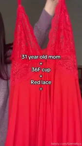 Does red lace suit me chubby thick bbw mommy milf mombod bigtits