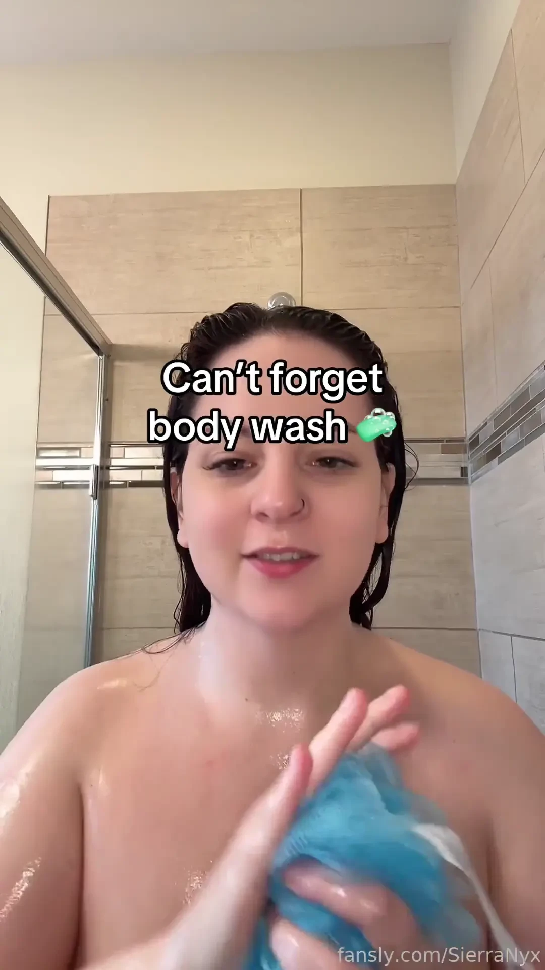 Little fun shower grwm chubby thick bbw mommy milf mombod bigtits 