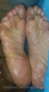 In the sheets with the feets so close you can taste it