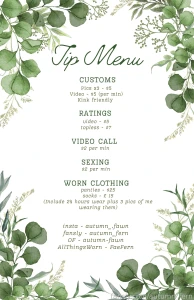 I made a lil menu probably not final but thought i d share it