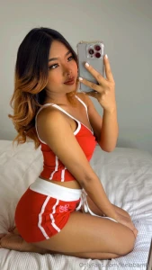 Red is so hot on me what do you think