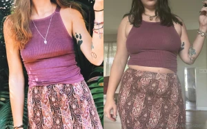 Outgrown outfit photoset with a short video clip included 130 lbs gt part 4