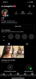 Follow my new ig