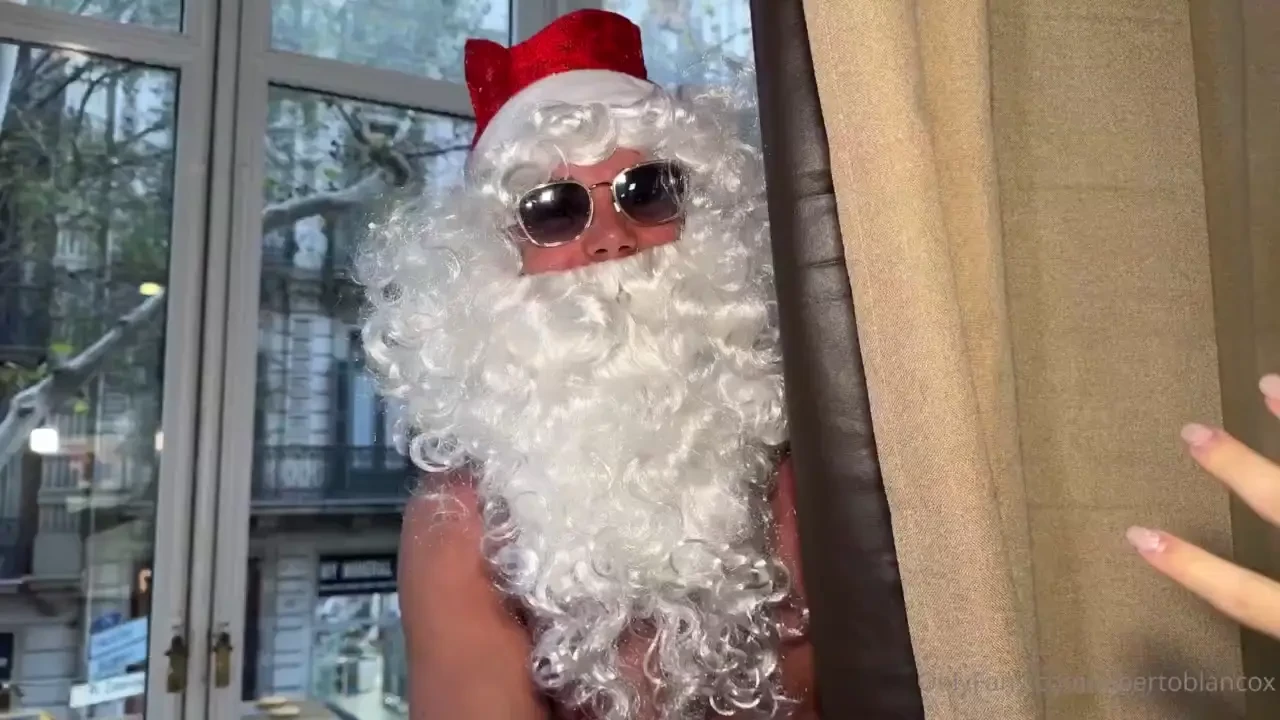 Lleg pap noel santa claus arrived 