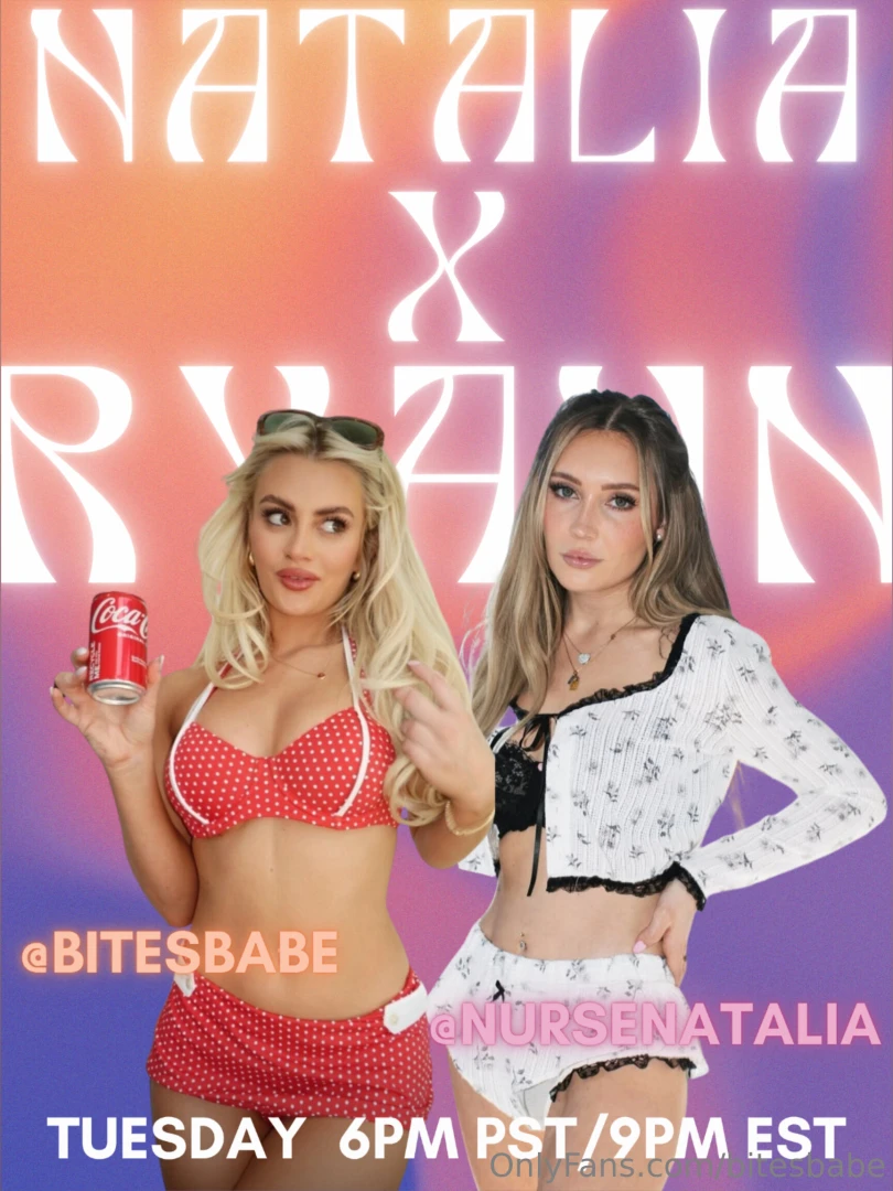 Live tomorrow with nursenatalia at 6pm pst 9pm est omg i am sooooo 