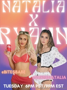 Live tomorrow with nursenatalia at 6pm pst 9pm est omg i am sooooo