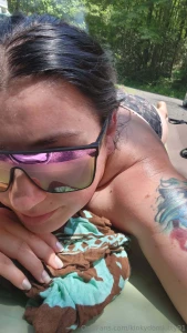 Some selfies from my camping trip