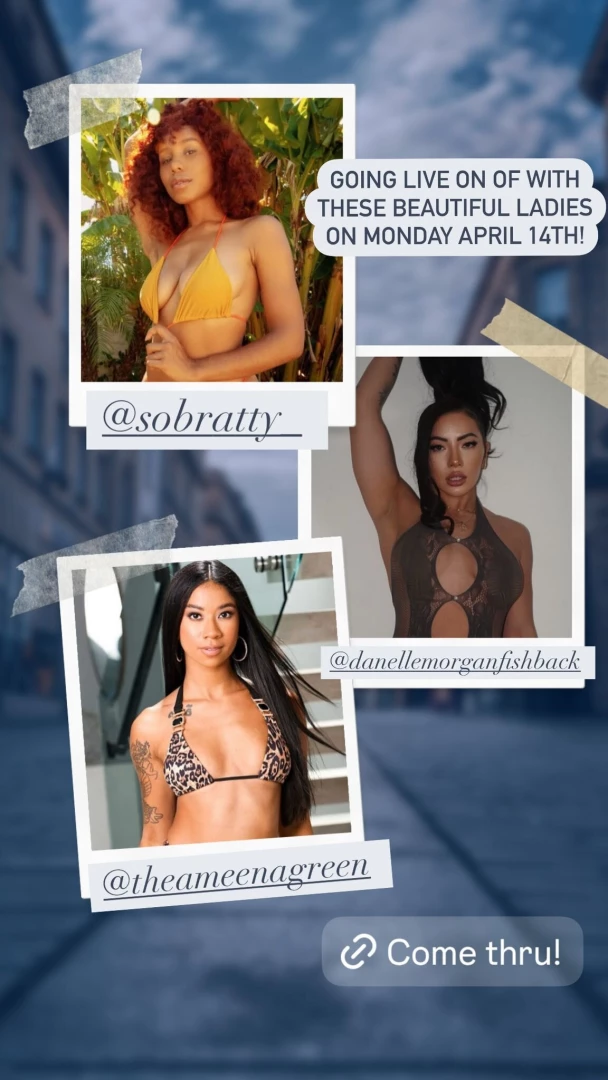 Catch our live i am going live tomorrow with thejennafoxx amp 