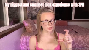 My biggest and smallest dick experience with sph