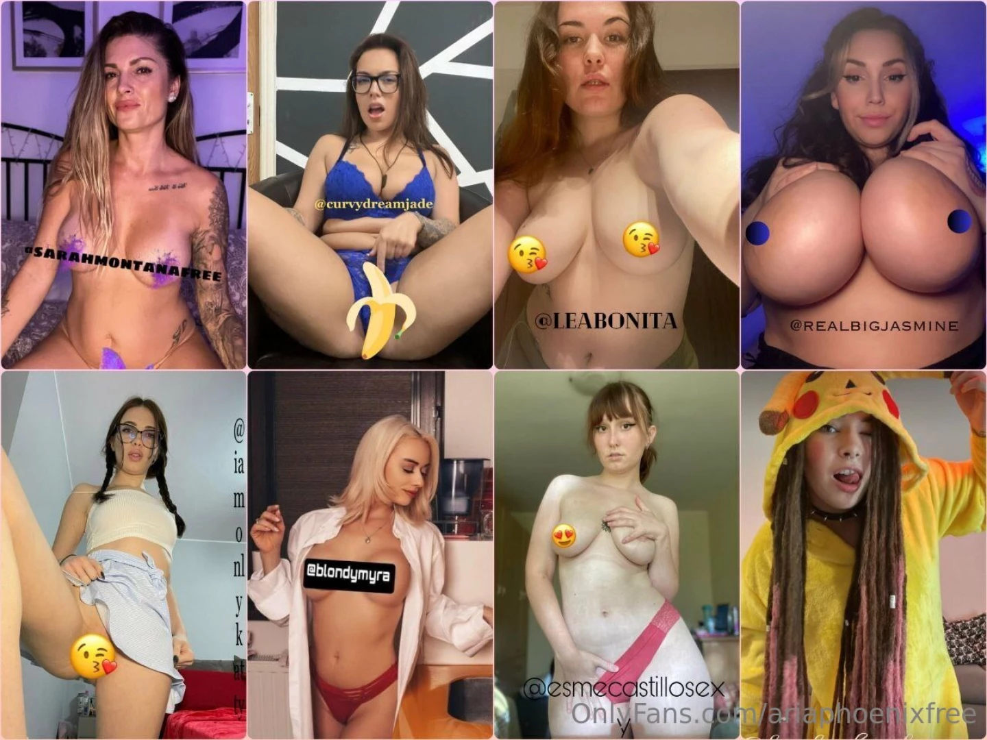 Sarahmontanafree curvydreamjade leabonita realbigjasmine iamonlykatty 