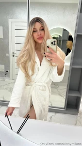 Just me my bathrobe and a little time for myself what is your favorite