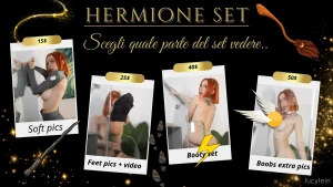 Hermione cosplay set scegli quale parte del set vuoi e tippa qui sotto