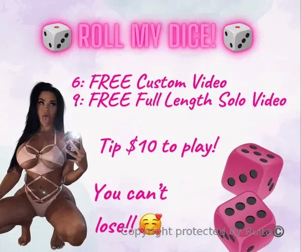 Lets play tip 10 live vid of me rolling a dice right after your spin 
