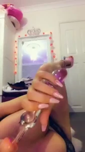 Sucking my toy