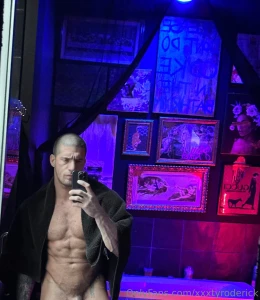 New art installation in the bathroom