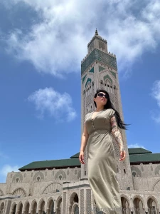 Letting the sun caress my skin will you join this sunset with me