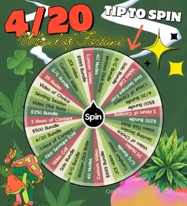 Brand new 4 20 wheel of fortune game exclusive only prizes like video 