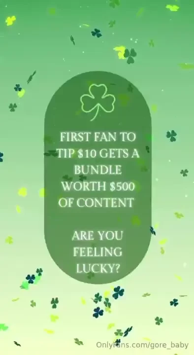 Are you feeling lucky first fan to tip 10 gets a 500 bundle part 1 