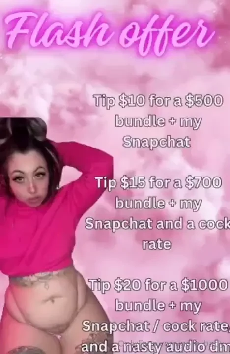 Flash offer tip 10 for a 500 bundle amp my snapchat tip 15 for a 700 part 2 
