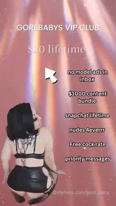 Gorebaby s boyfriend become an exclusive boyfriend and vip member for 