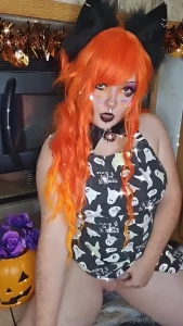 Naughty kitty climbing on the counters will you punish her