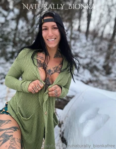 Making snow angels is my favorite winter hobby