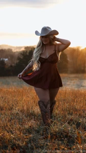 Topless pic on the farm