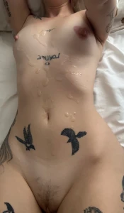 I love being covered in cum first thing in the morning part 1