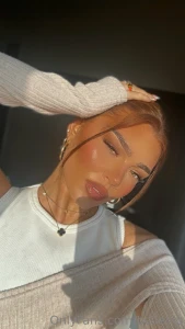 Draped in confidence and a touch of shine