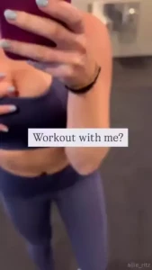 Workout time subscribe to my vip page to see more allie_ritz_vip