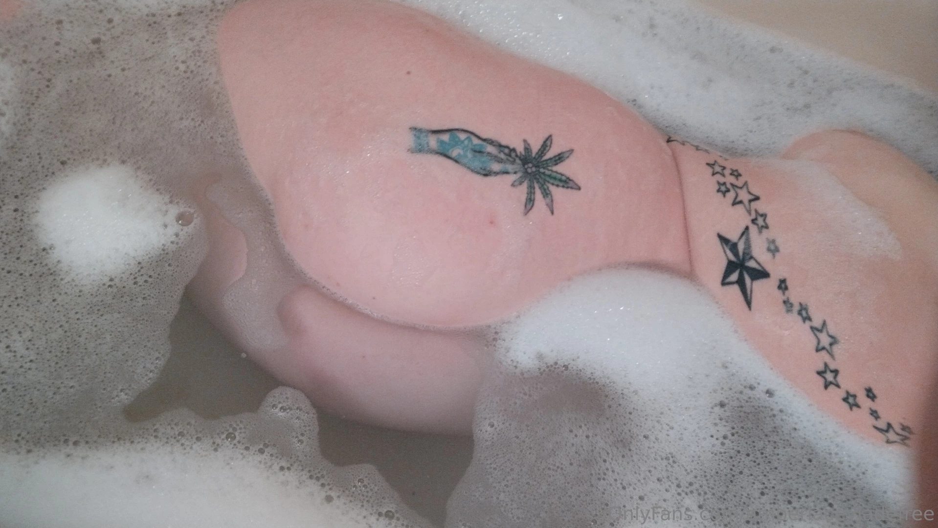 Been taking more baths than usual lately because my hip back has been 